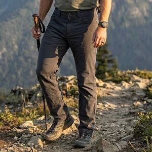 Eddie Bauer First Ascent Guide Pro Hiking Pants Grey Outdoors Gorpcore Rugged